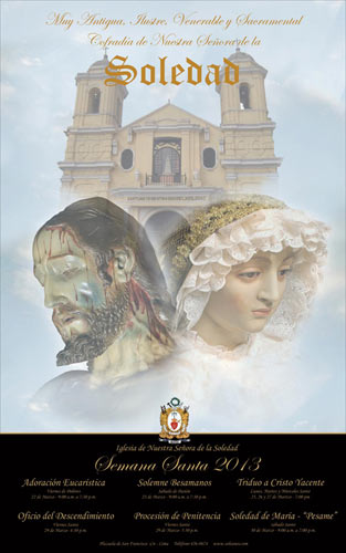 Cartel Oficial Cofradía de la Soledad 2013